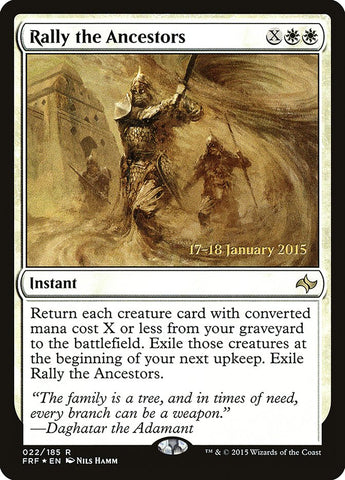 Rally the Ancestors  (Prerelease) [Fate Reforged Prerelease Promos]
