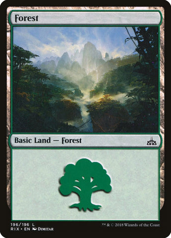 Forest (#196) [Rivals of Ixalan]