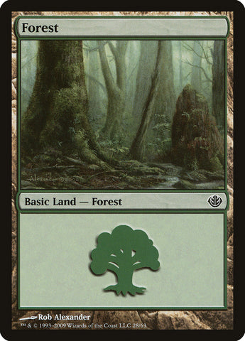 Forest (#28) [Duel Decks: Garruk vs. Liliana]