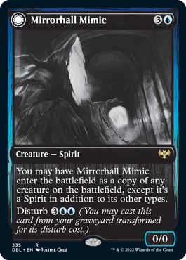 Mirrorhall Mimic // Ghastly Mimicry [Innistrad: Double Feature]