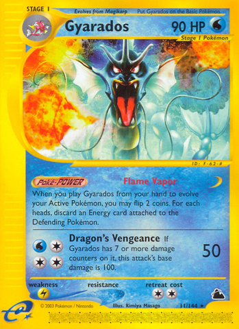 Gyarados (11/144) [Skyridge]