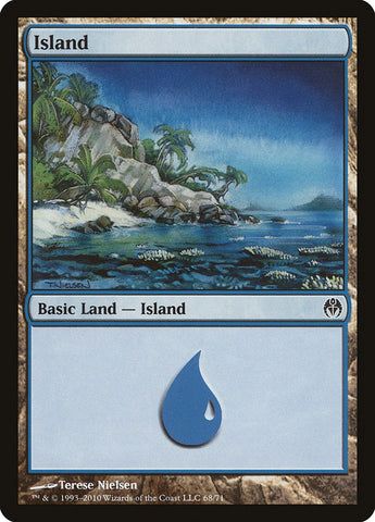 Island (#68) [Duel Decks: Phyrexia vs. the Coalition]