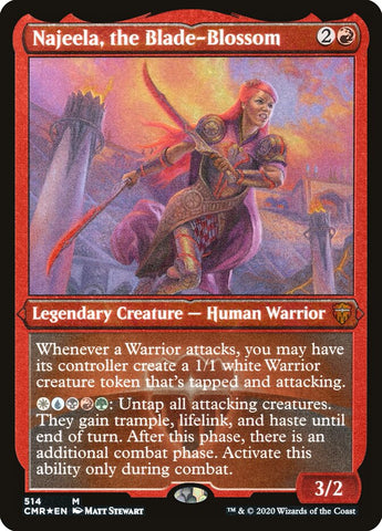 Najeela, the Blade-Blossom [Commander Legends Etched]