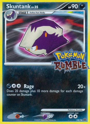 Skuntank (13/16) [Pokémon Rumble]