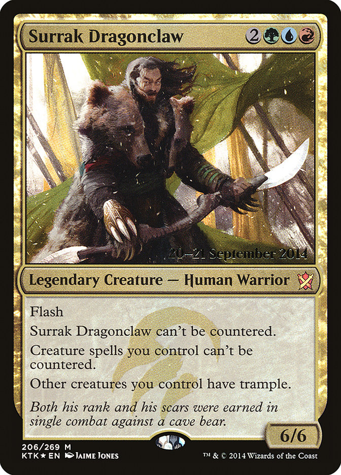 Surrak Dragonclaw  (Prerelease) [Khans of Tarkir Prerelease Promos]