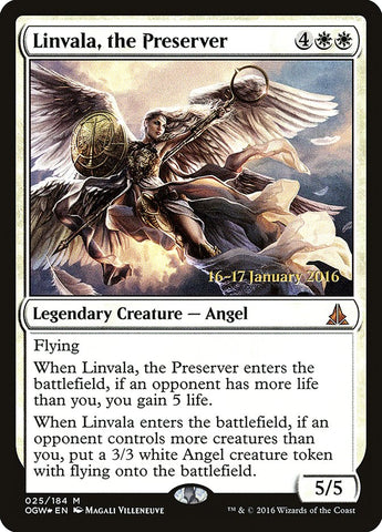 Linvala, the Preserver (Prerelease) [Oath of the Gatewatch Prerelease Promos]
