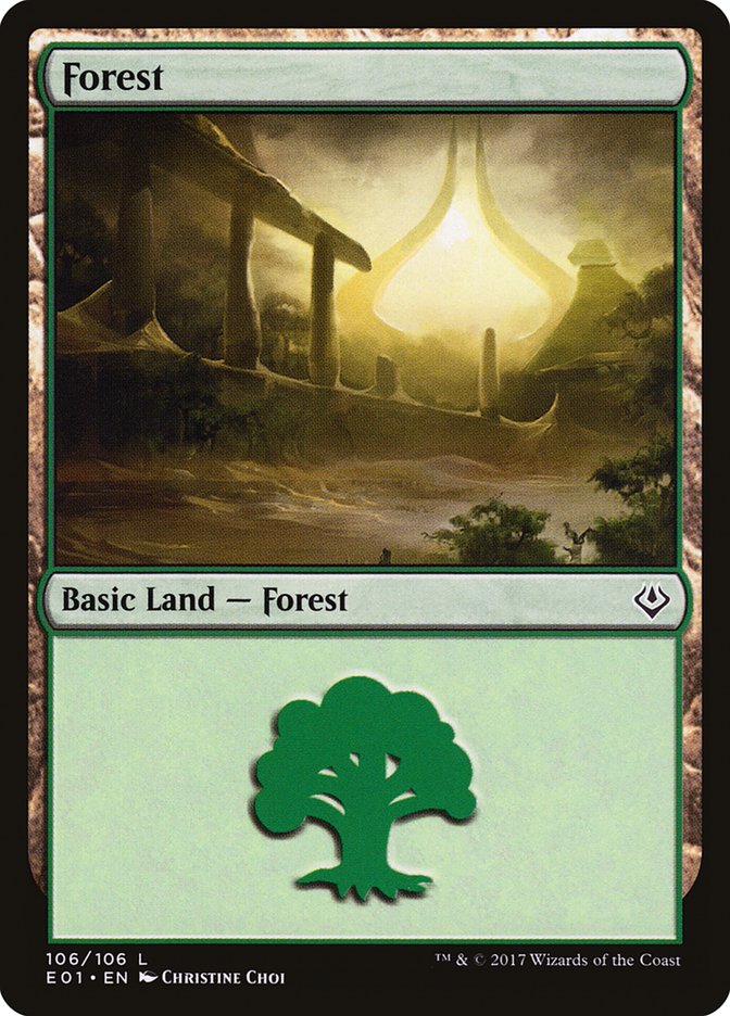 Forest (#106) [Archenemy: Nicol Bolas]