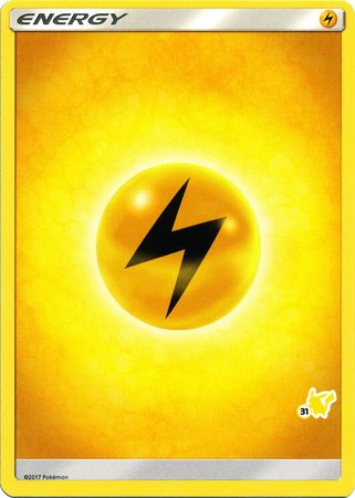 Lightning Energy (Pikachu Stamp #31) [Battle Academy 2020]