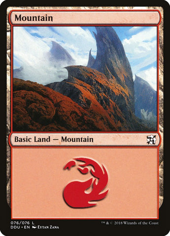 Mountain (#76) [Duel Decks: Elves vs. Inventors]