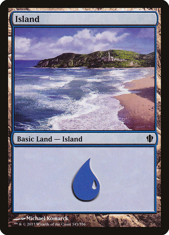 Island (#343) [Commander 2013]