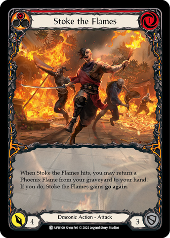 Stoke the Flames [UPR100] (Uprising)  Rainbow Foil