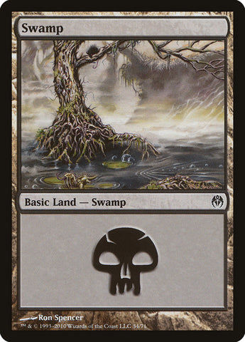 Swamp (#34) [Duel Decks: Phyrexia vs. the Coalition]