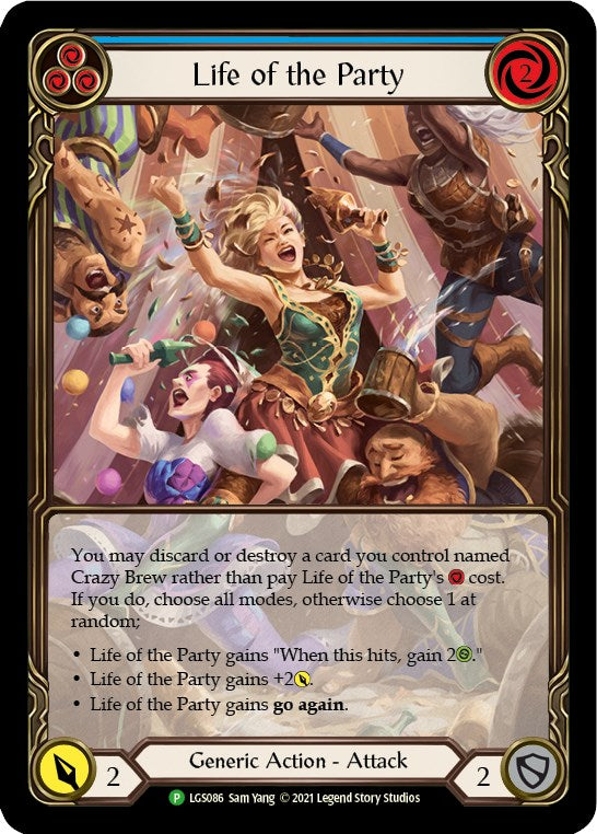 Life of the Party (Blue) [LGS086] Rainbow Foil