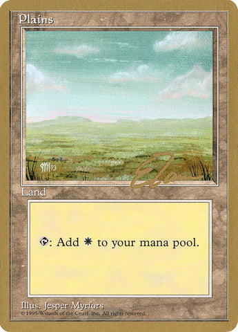 Plains (et364) (Eric Tam) [Pro Tour Collector Set]