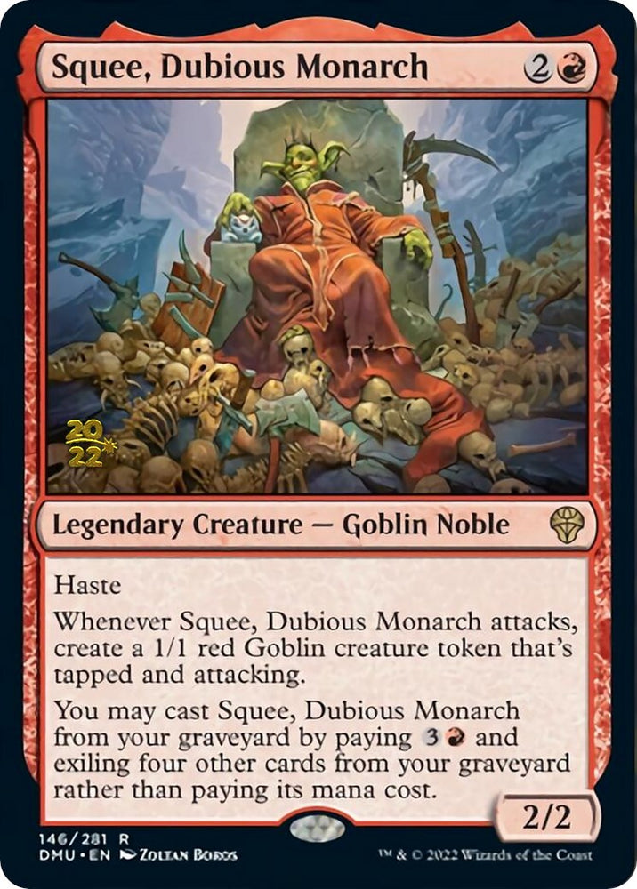 Squee, Dubious Monarch [Dominaria United Prerelease Promos]