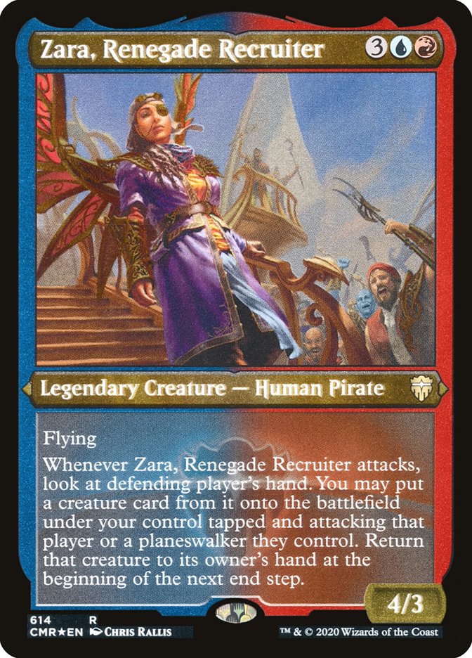 Zara, Renegade Recruiter [Commander Legends Etched]