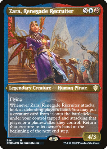 Zara, Renegade Recruiter [Commander Legends Etched]