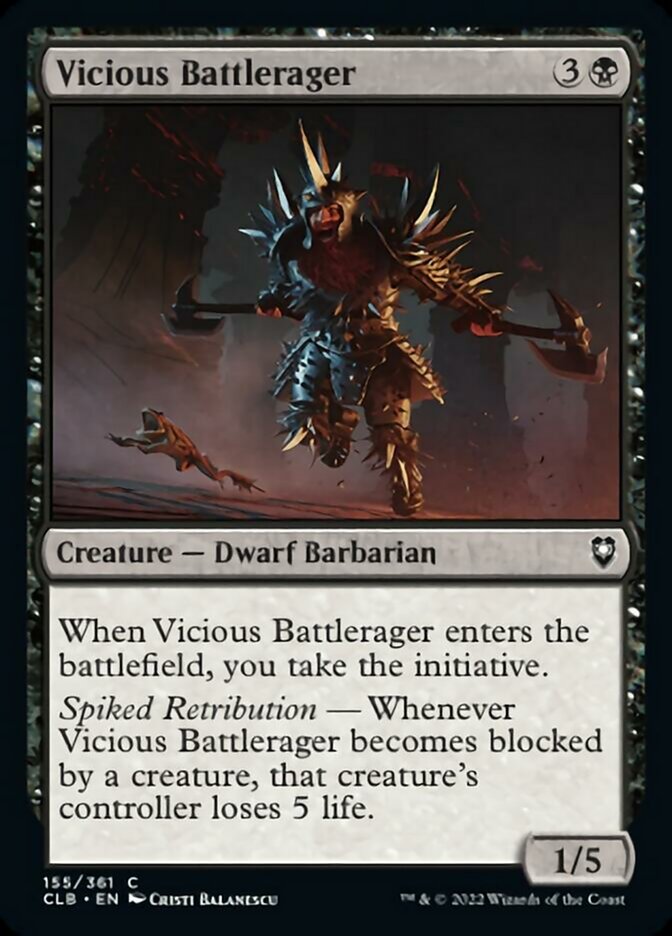 Vicious Battlerager [Commander Legends: Battle for Baldur's Gate]