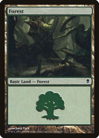 Forest (#247a) [Zendikar]